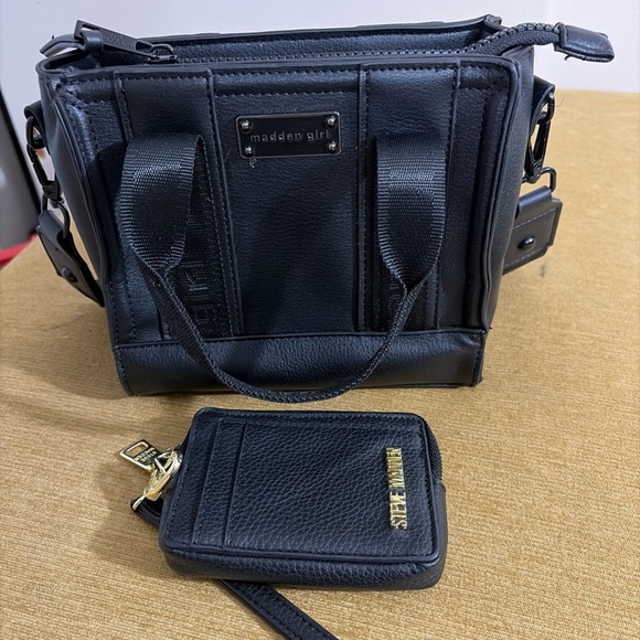 Steve Madden Handbags - Madden Girl Ava Mini Tote / Mini purse black